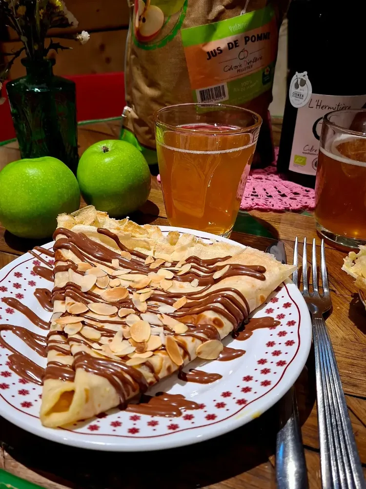 Les crêpes du goûter chez Madame Moustache