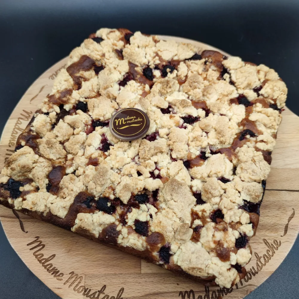 Moelleux crumble, gâteau entier fait maison par Madame Moustache